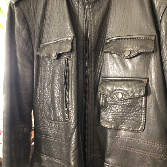 Neil Barrett Japanese style Moto Leather jacket - Picture 5 of 14